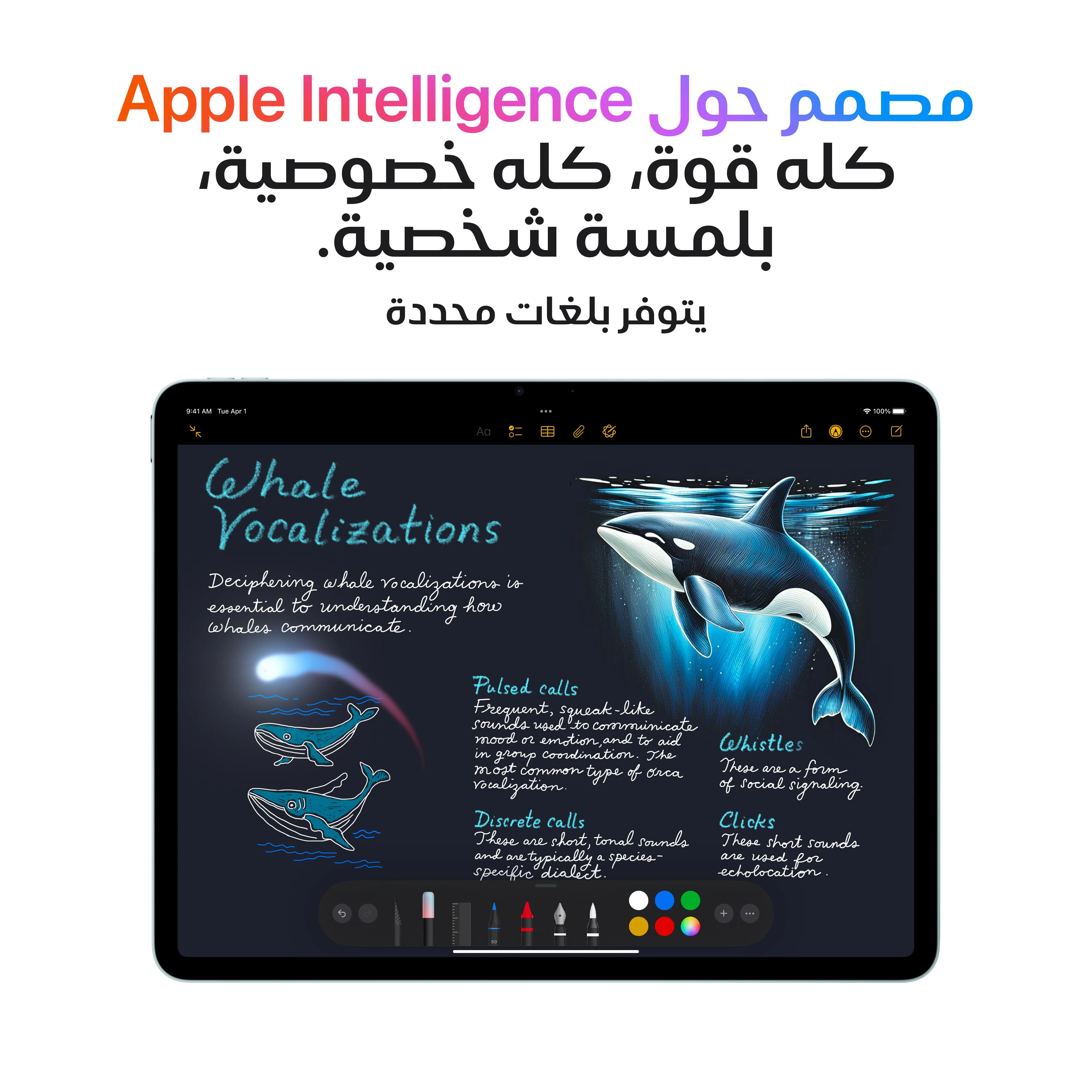 آيباد إير 11 بوصة واي فاي 128 جيجابايت - أزرق (M3) - Image 5