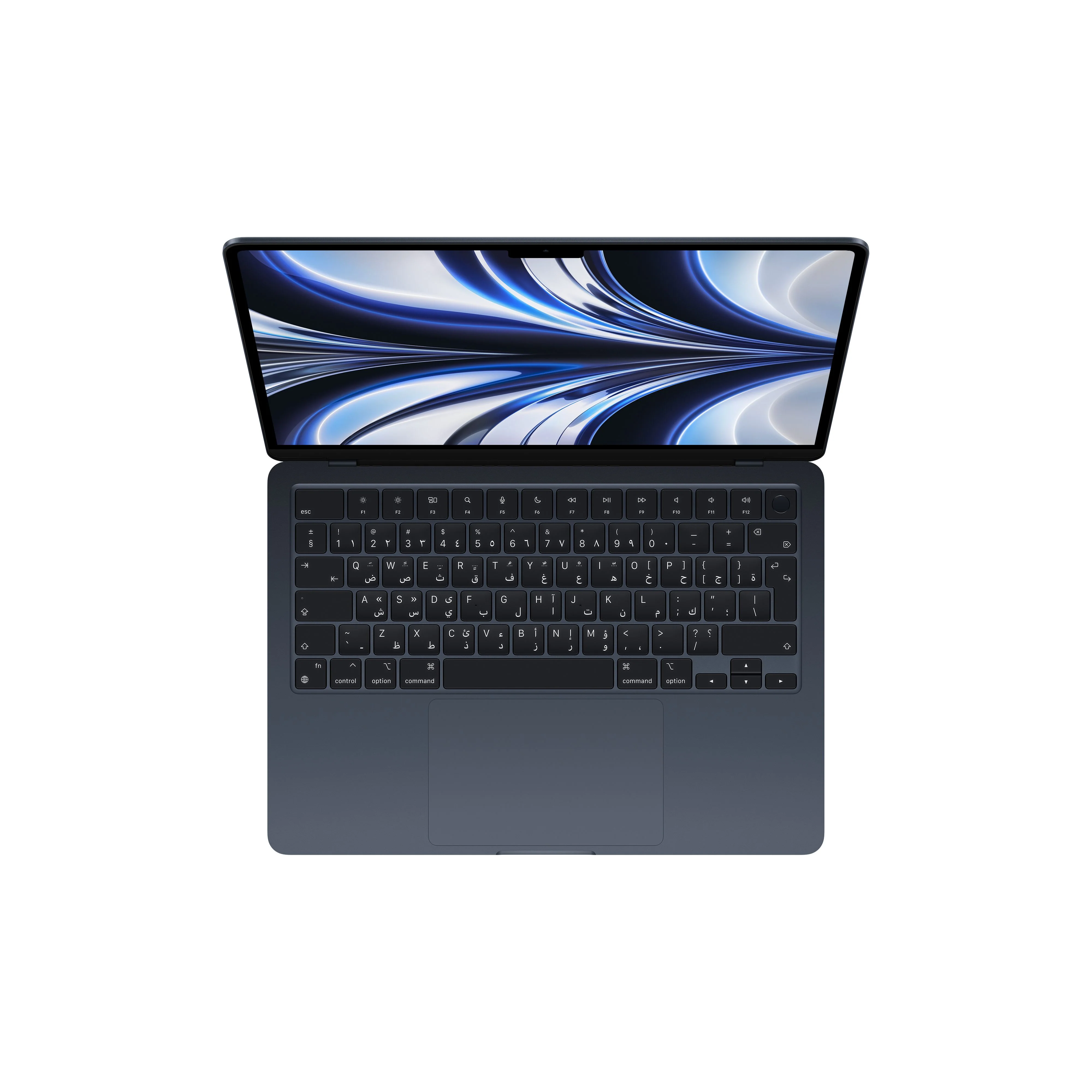 MacBook Air 13 بوصة: شريحة Apple M2 مع وحدة معالجة مركزية 8 نوى ووحدة معالجة رسومات 8 نوى، 256 جيجابايت SSD - سماء الليل - Image 3