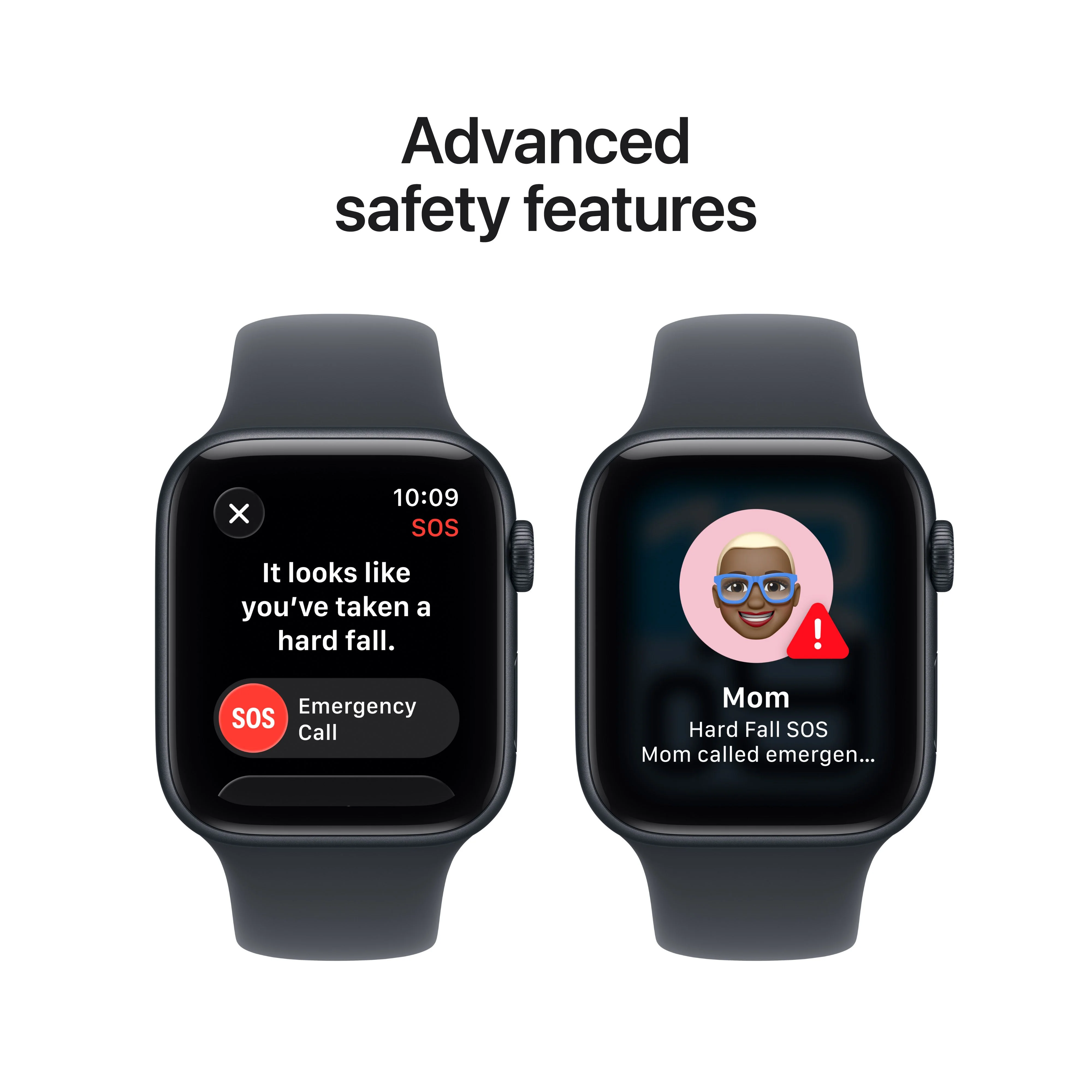 Apple Watch SE 3 موديل GPS إطار ألومنيوم مقاس 44 مم بلون سماء الليل مع حزام رياضي بلون سماء الليل - مقاس صغير/متوسط - Image 7