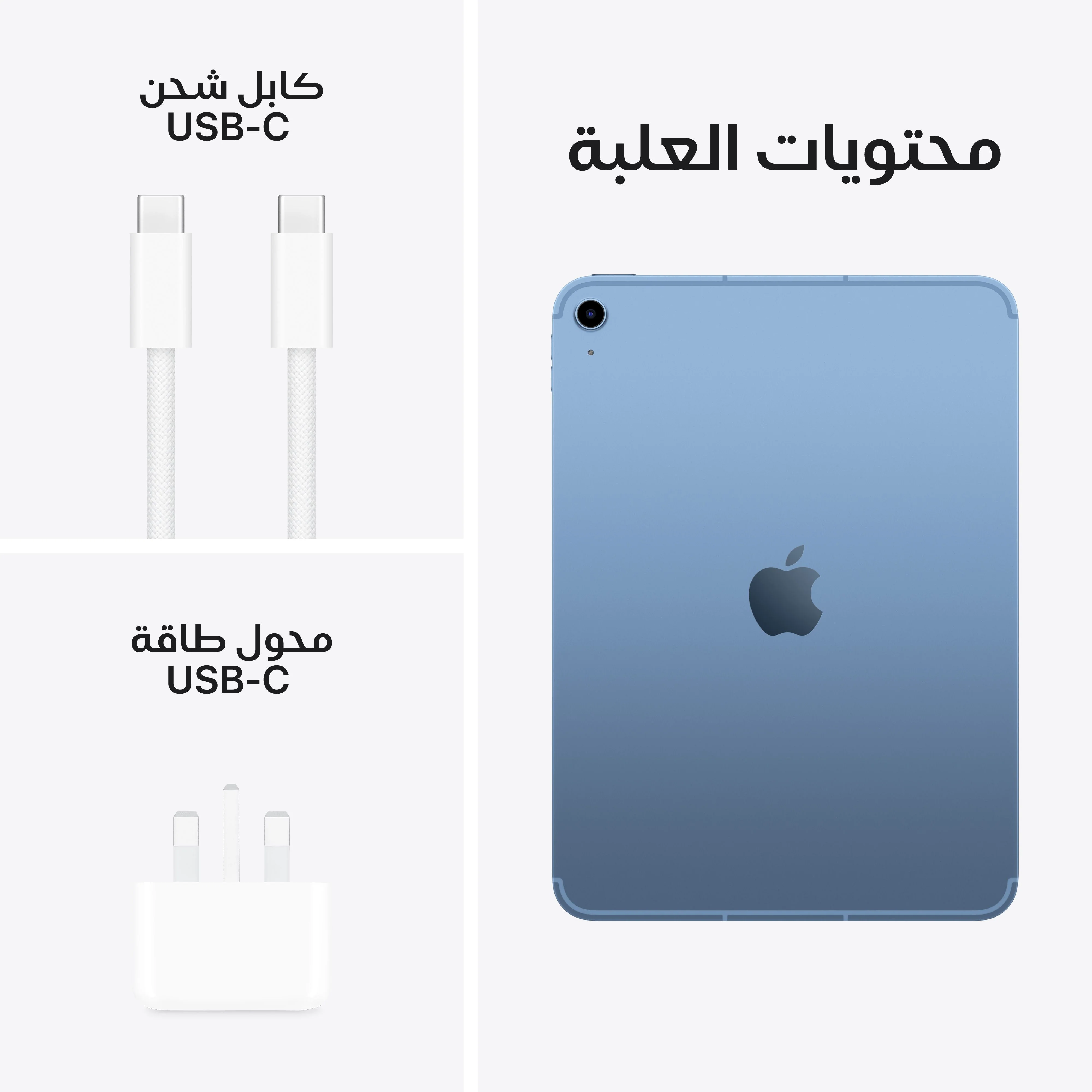 آيباد واي فاي + خلوي 128 جيجابايت - أزرق (A16) - Image 8