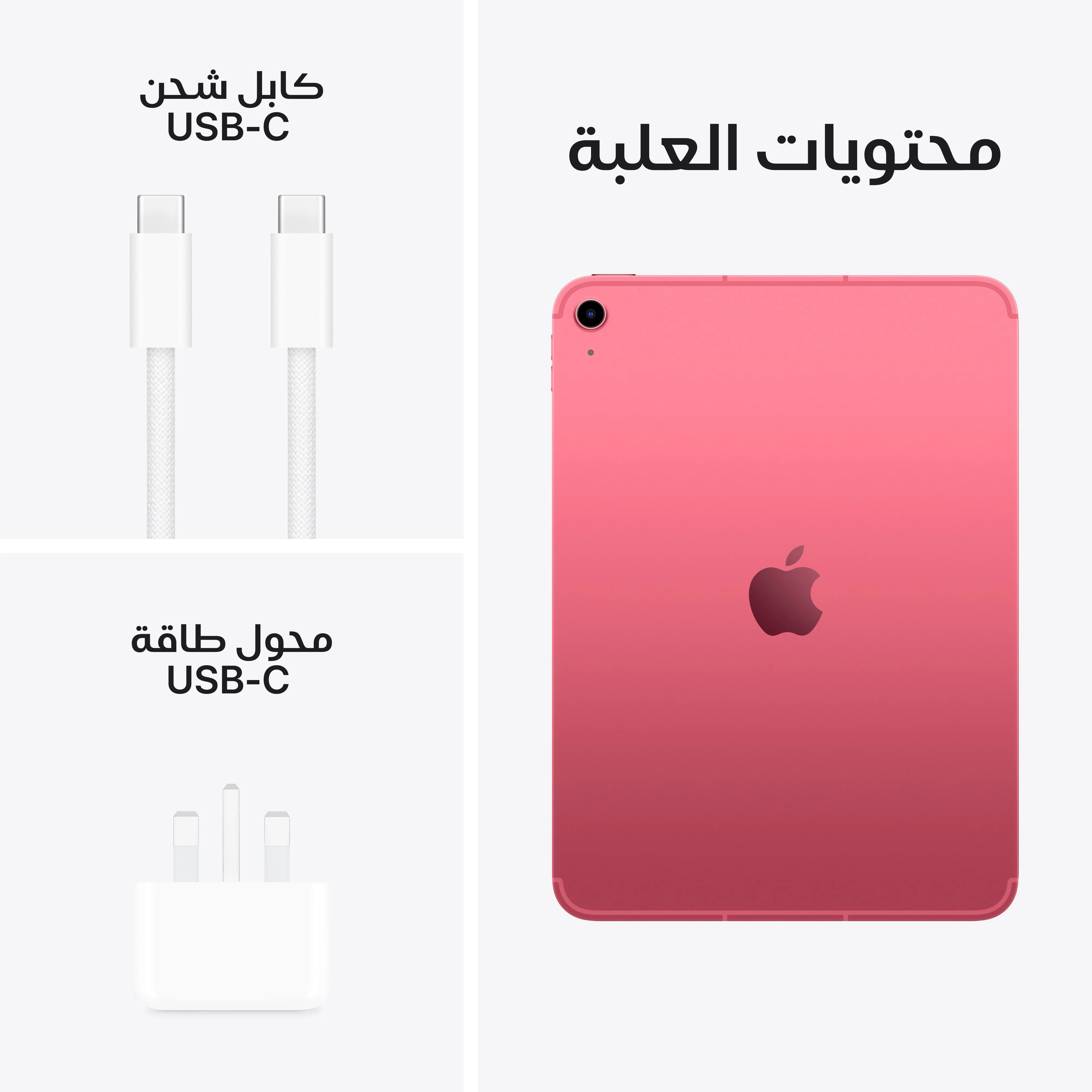 آيباد واي فاي + خلوي 512 جيجابايت - وردي (A16) - Image 8