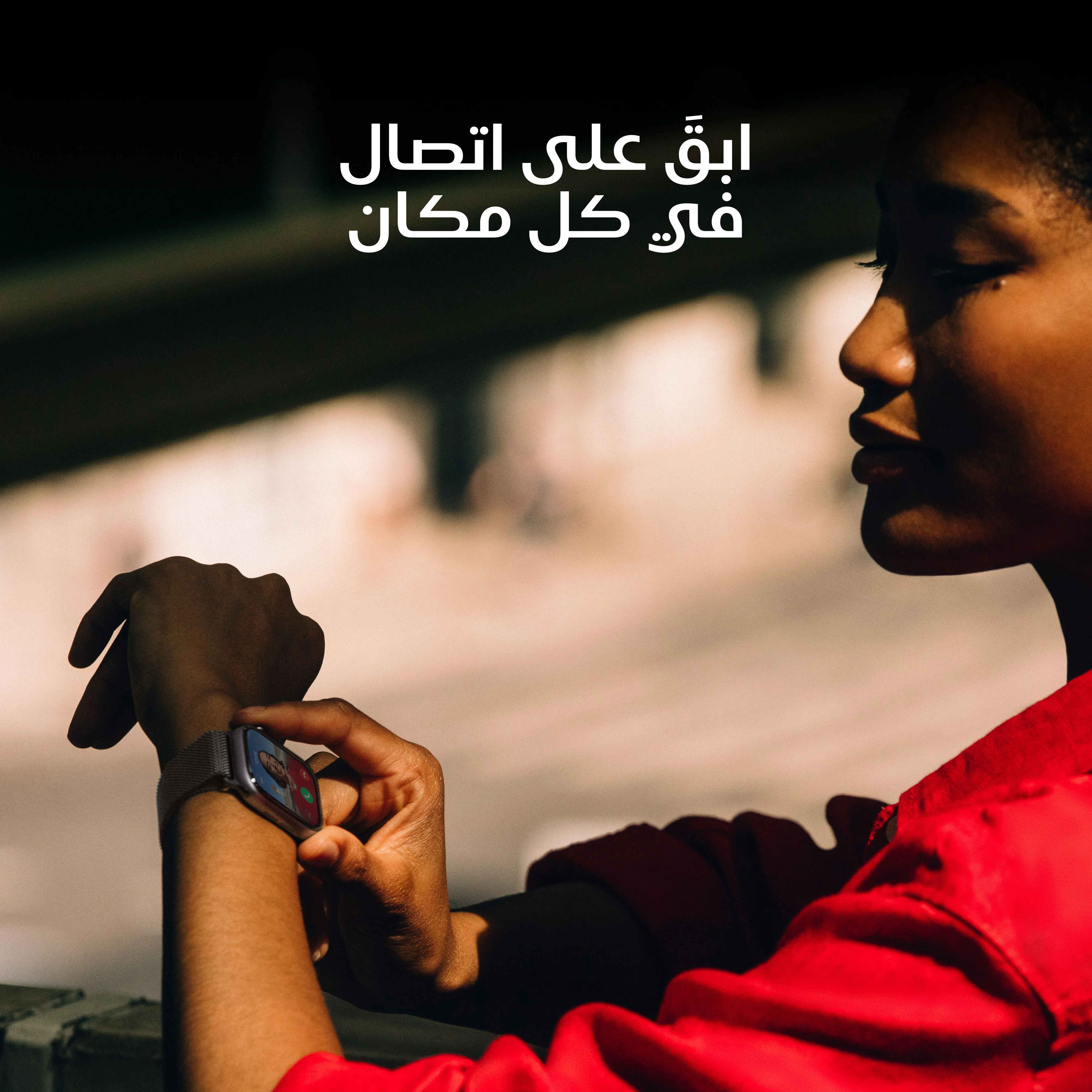 ساعة آبل سيريس 11 موديل GPS إطار ألومنيوم أسود لامع مقاس 42 مم مع حزام رياضي أسود - مقاس صغير/متوسط - Image 7