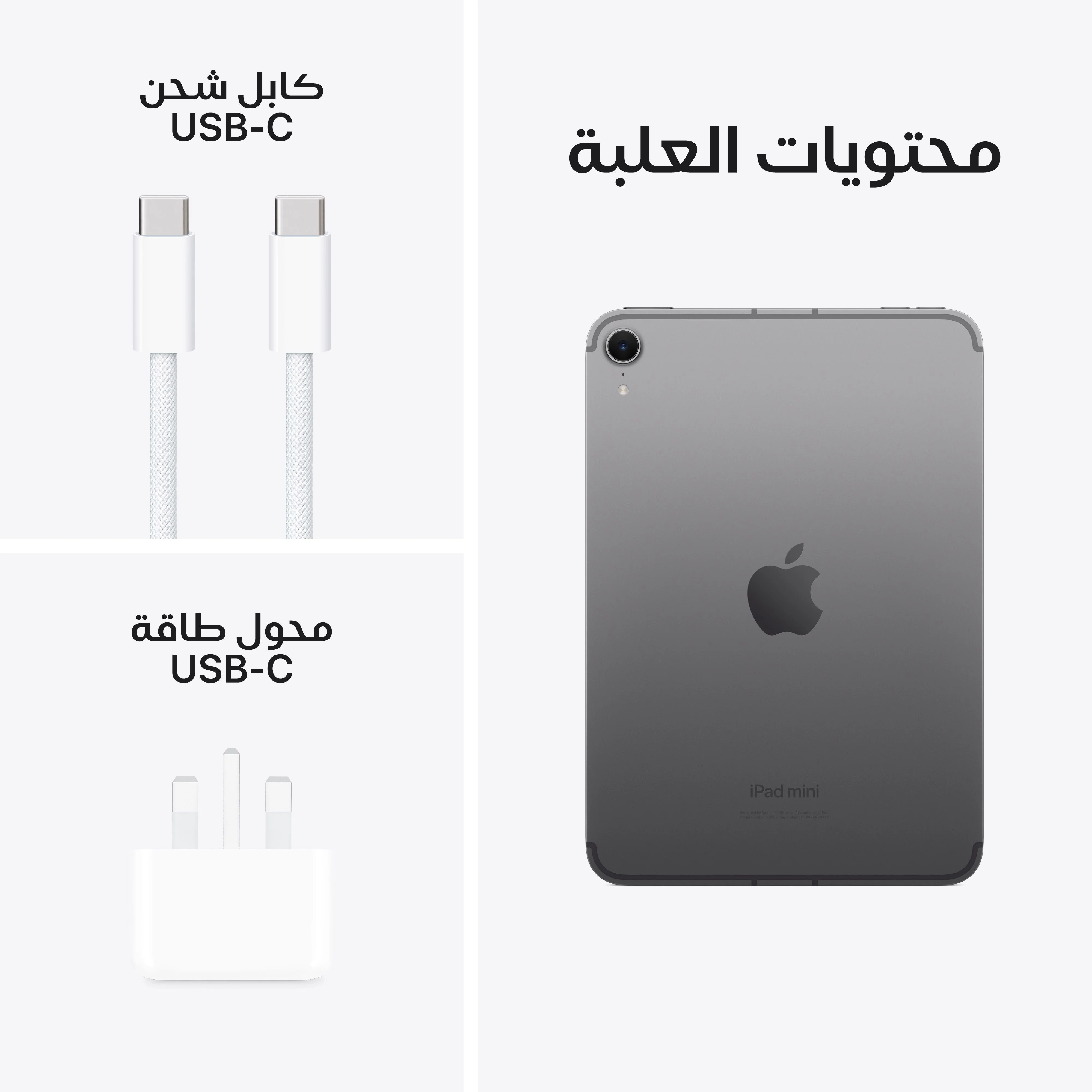 iPad mini واي فاي + خلوي 256GB - رمادي فلكي (A17 Pro) - Image 9