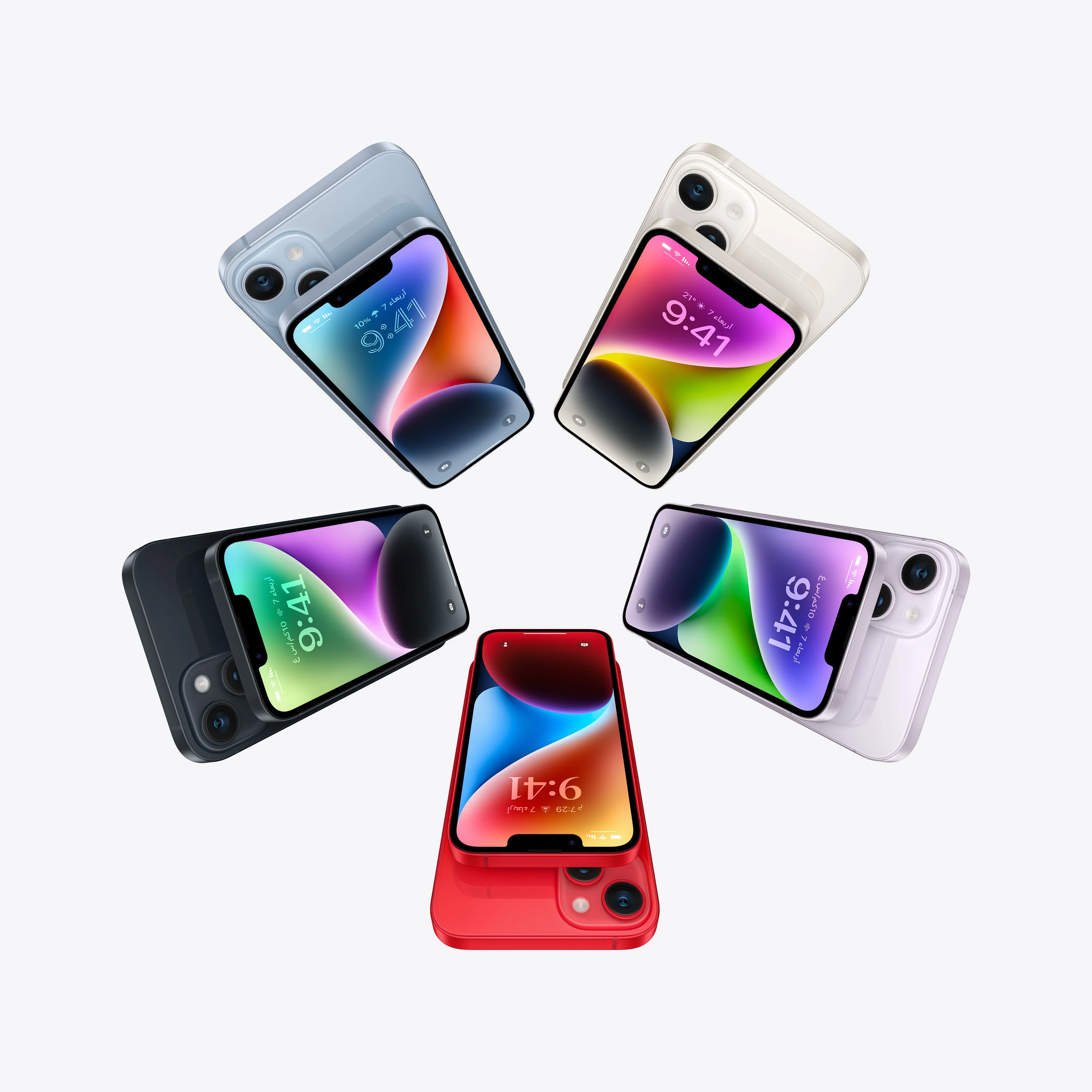 iPhone 14 من Apple (سعة تخزين 128GB) - أزرق - Image 5