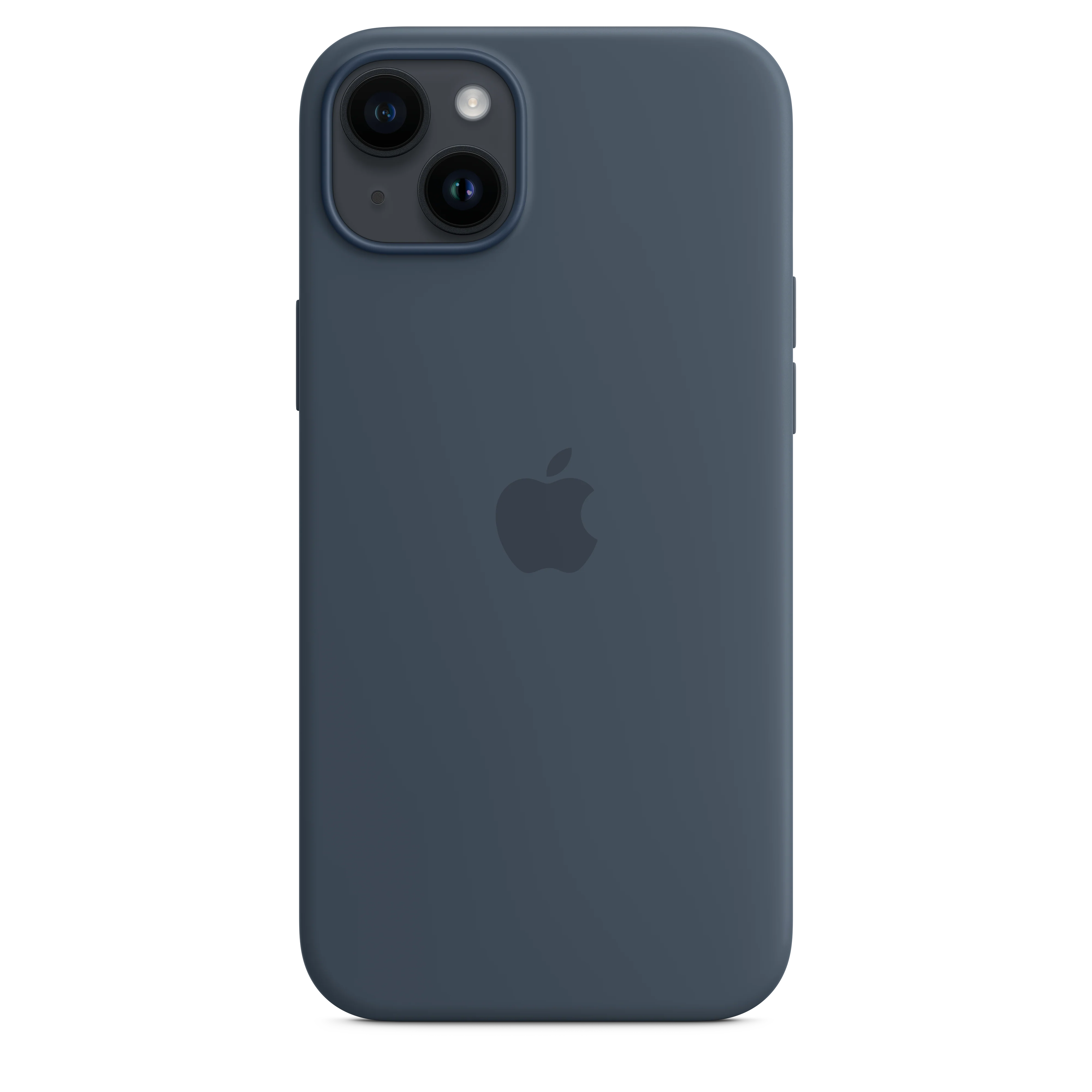 غطاء سيليكون لجهاز iPhone 14 Plus مع MagSafe - أزرق العاصفة - Image 3