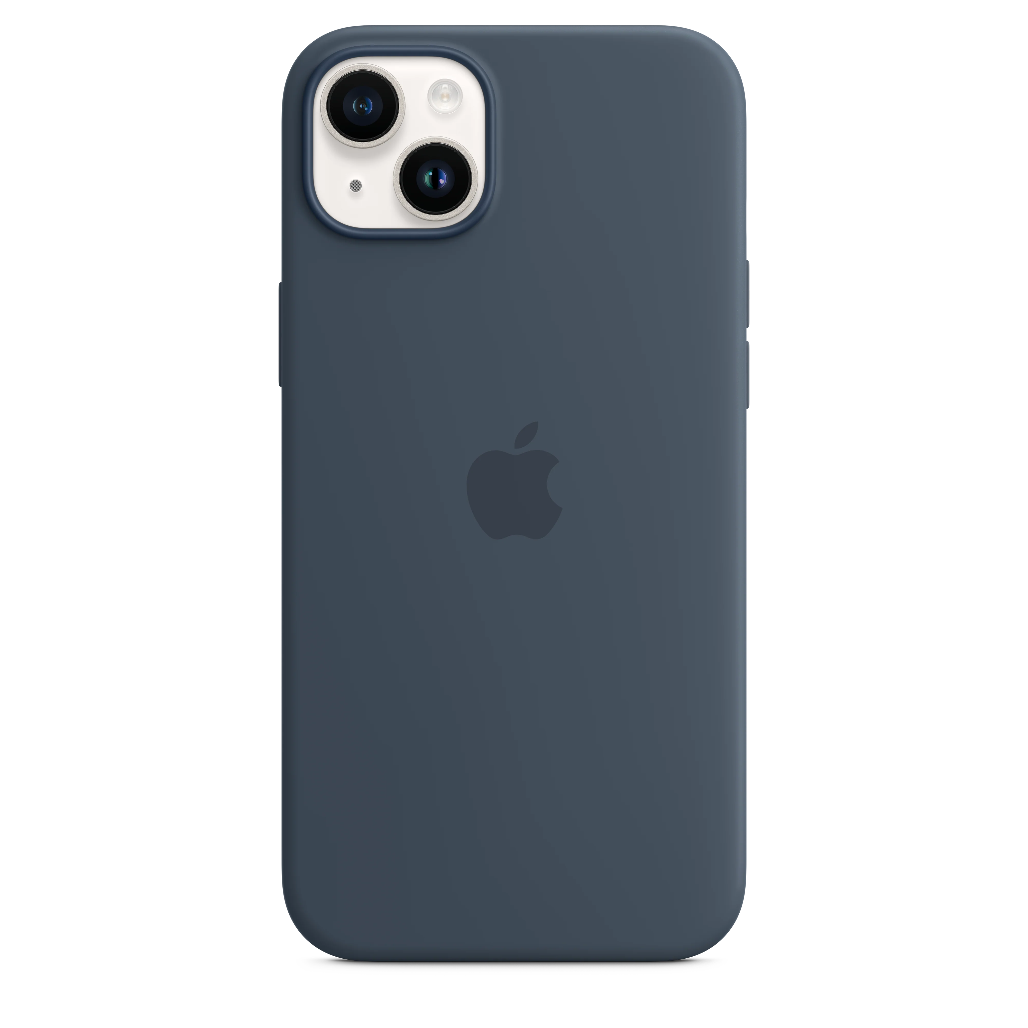 غطاء سيليكون لجهاز iPhone 14 Plus مع MagSafe - أزرق العاصفة - Image 4
