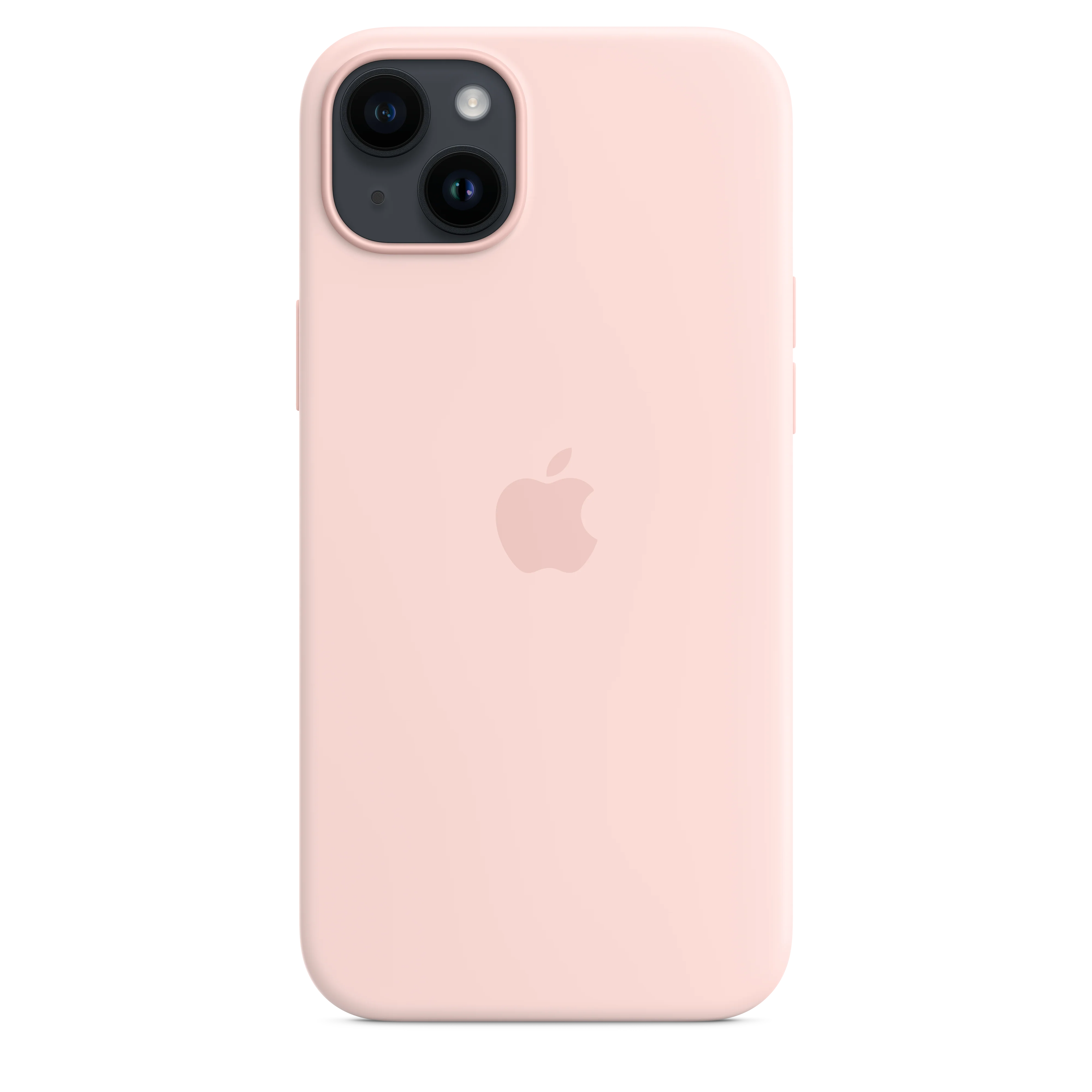 غطاء سيليكون iPhone 14 Plus مع MagSafe - وردي طباشيري - Image 3
