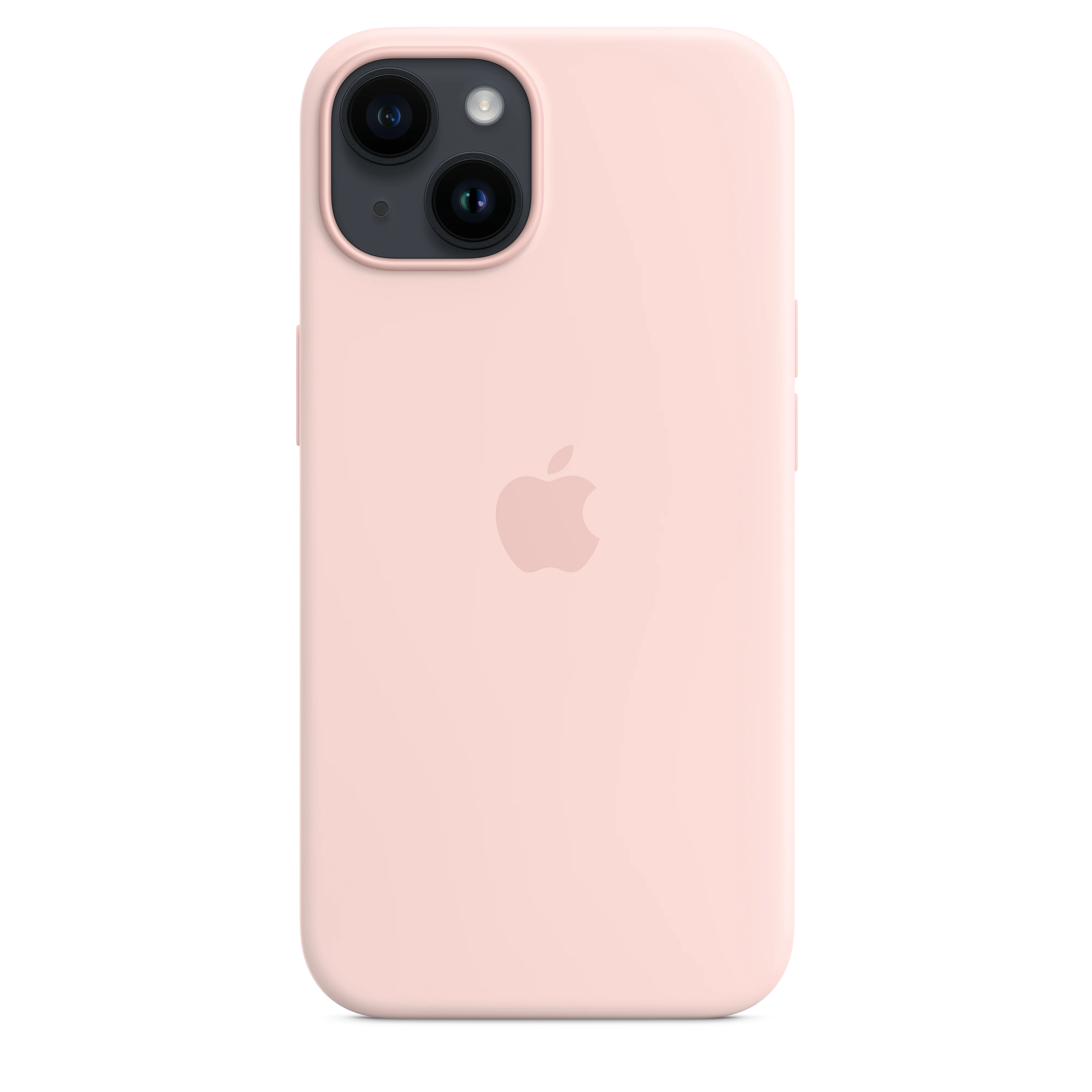 غطاء سيليكون iPhone 14 مع MagSafe - وردي طباشيري - Image 3