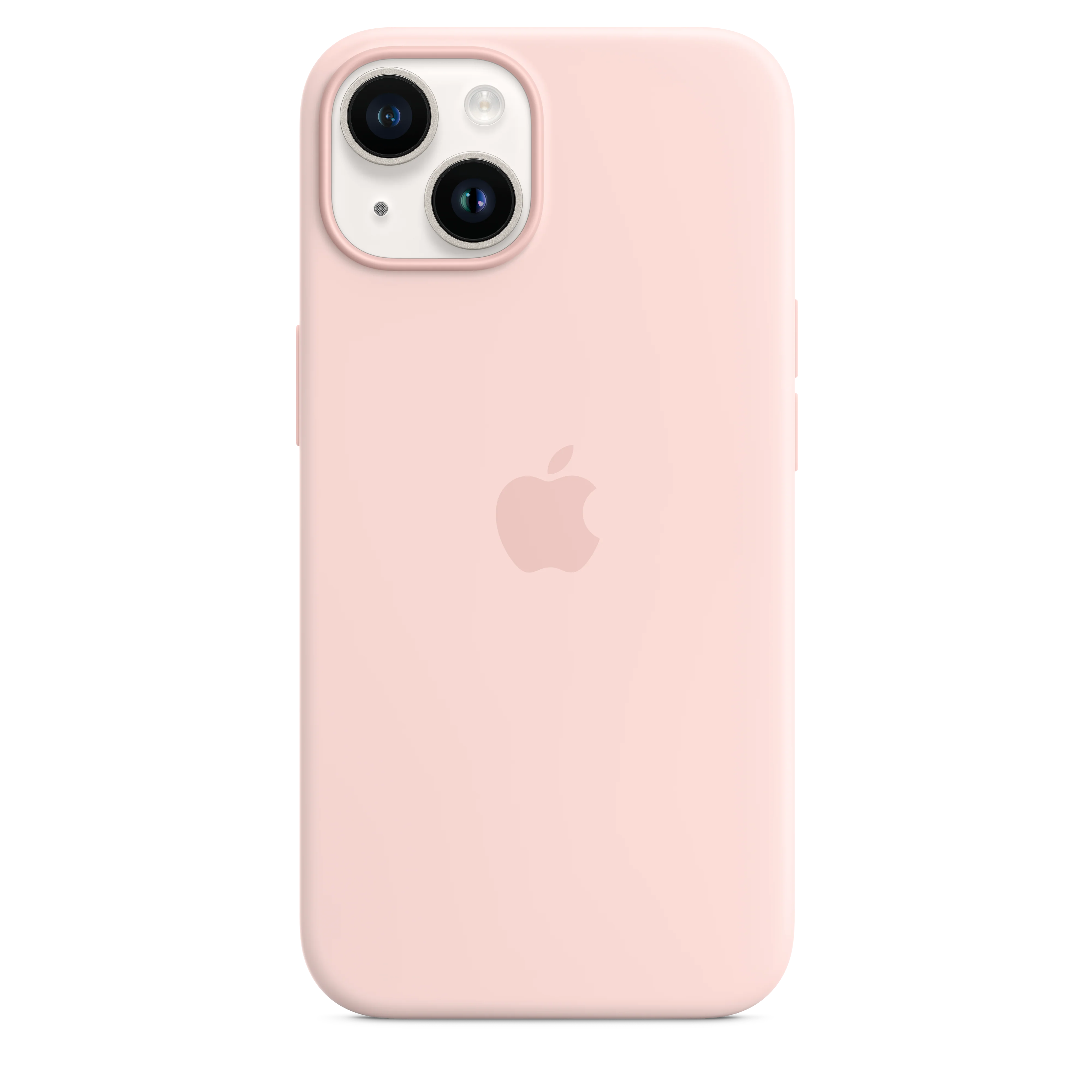غطاء سيليكون iPhone 14 مع MagSafe - وردي طباشيري - Image 4