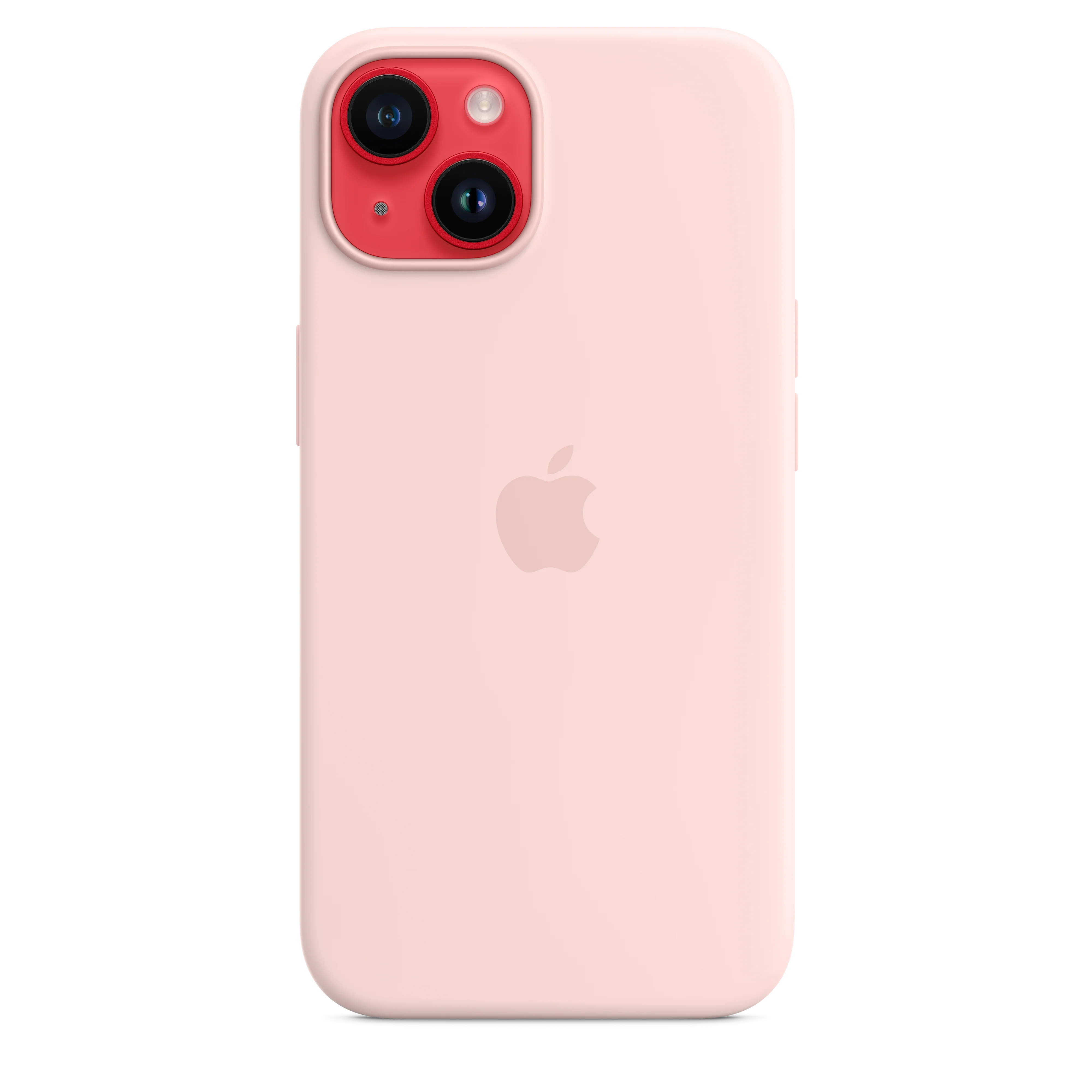غطاء سيليكون iPhone 14 مع MagSafe - وردي طباشيري - Image 5