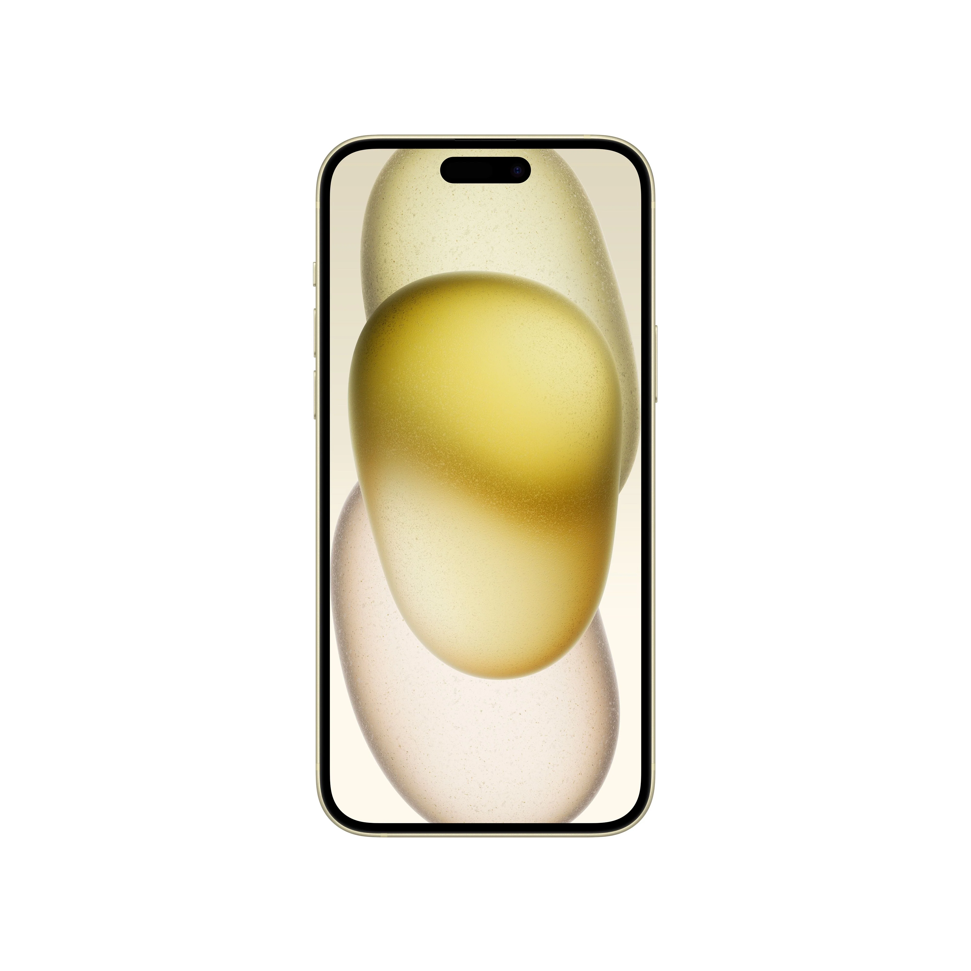 iPhone 15 من Apple (سعة تخزين 256GB) - أصفر - Image 2