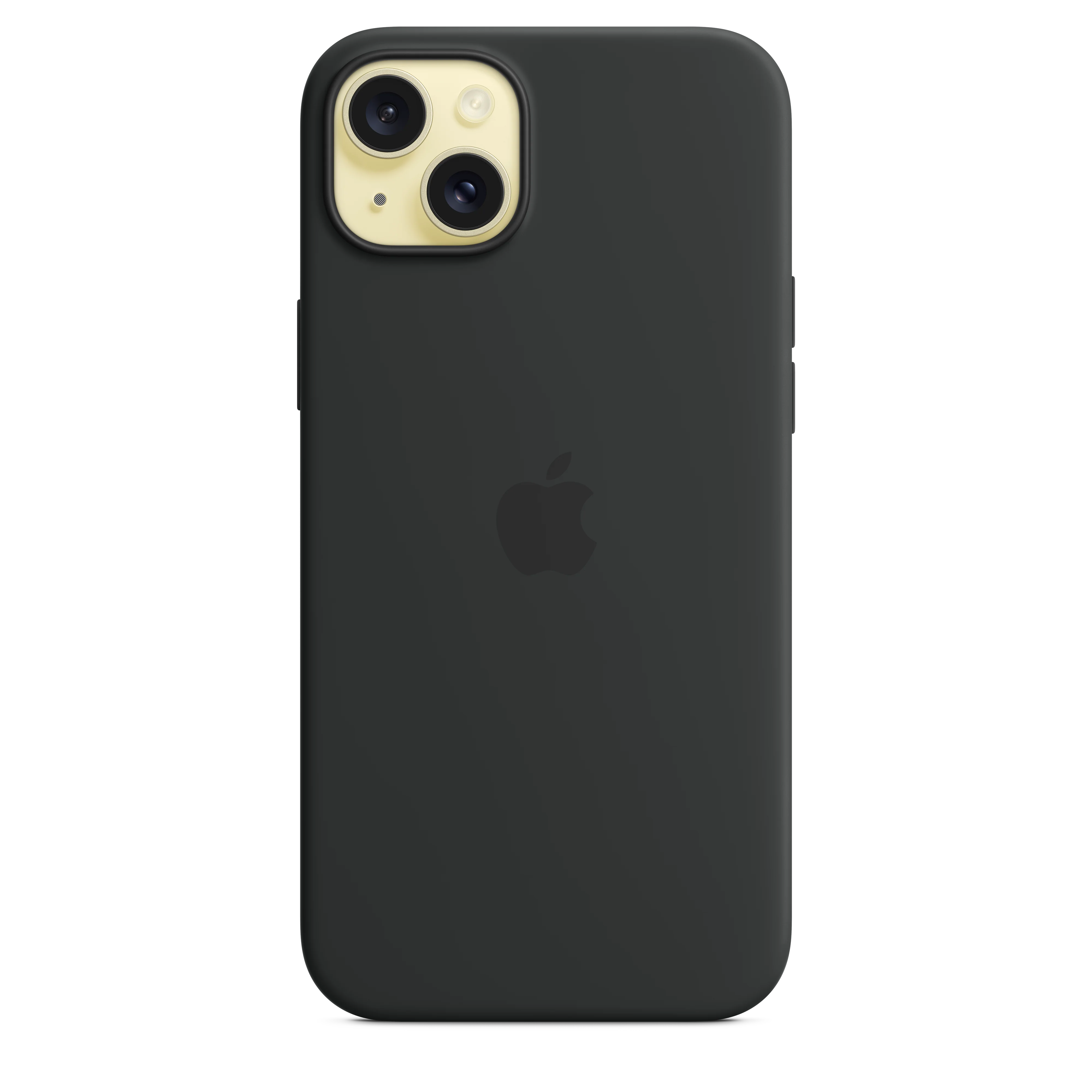 غطاء سيليكون iPhone 15 Plus مع MagSafe - أسود - Image 3