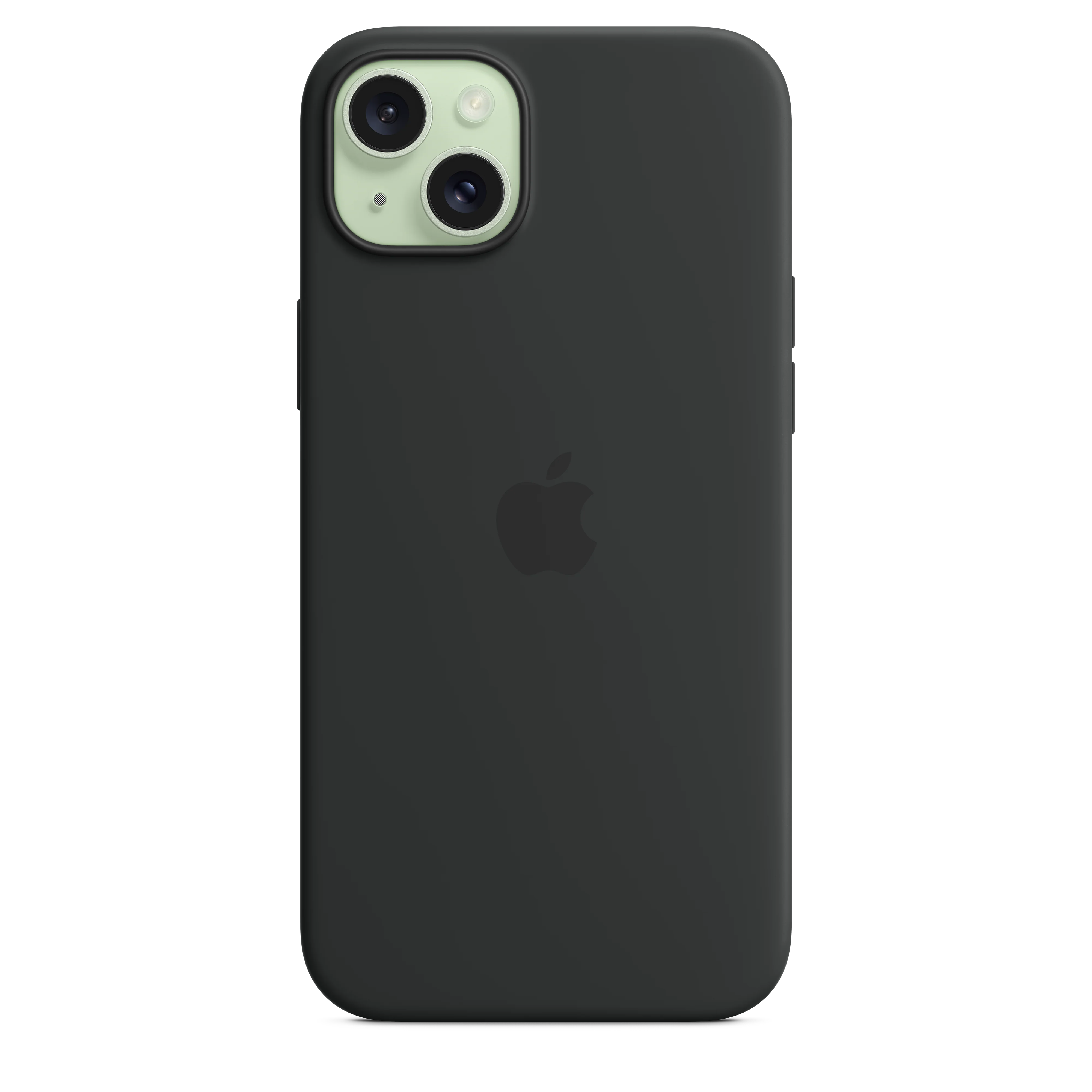 غطاء سيليكون iPhone 15 Plus مع MagSafe - أسود - Image 4