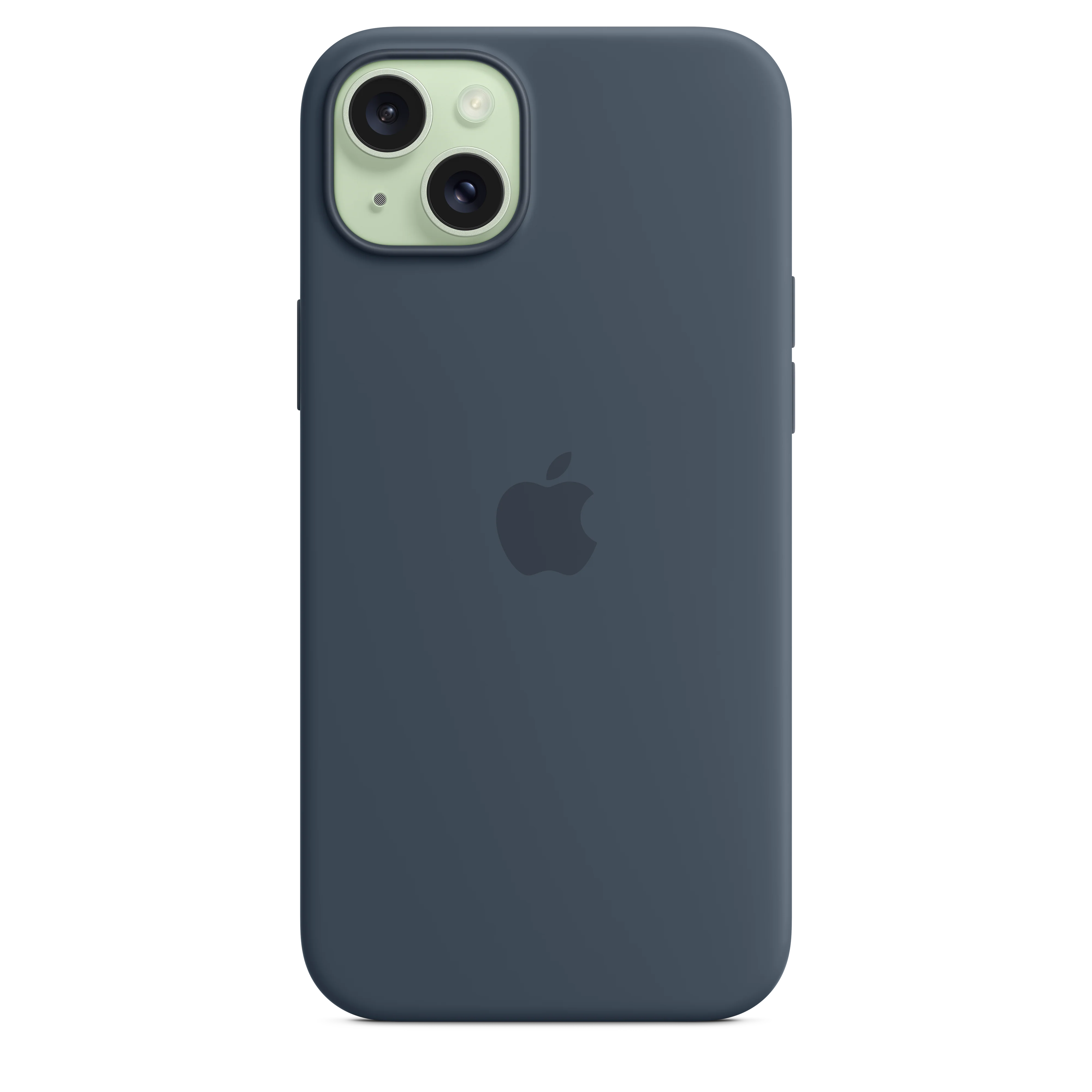 غطاء سيليكون لجهاز iPhone 15 Plus مع MagSafe - أزرق عاصف - Image 4