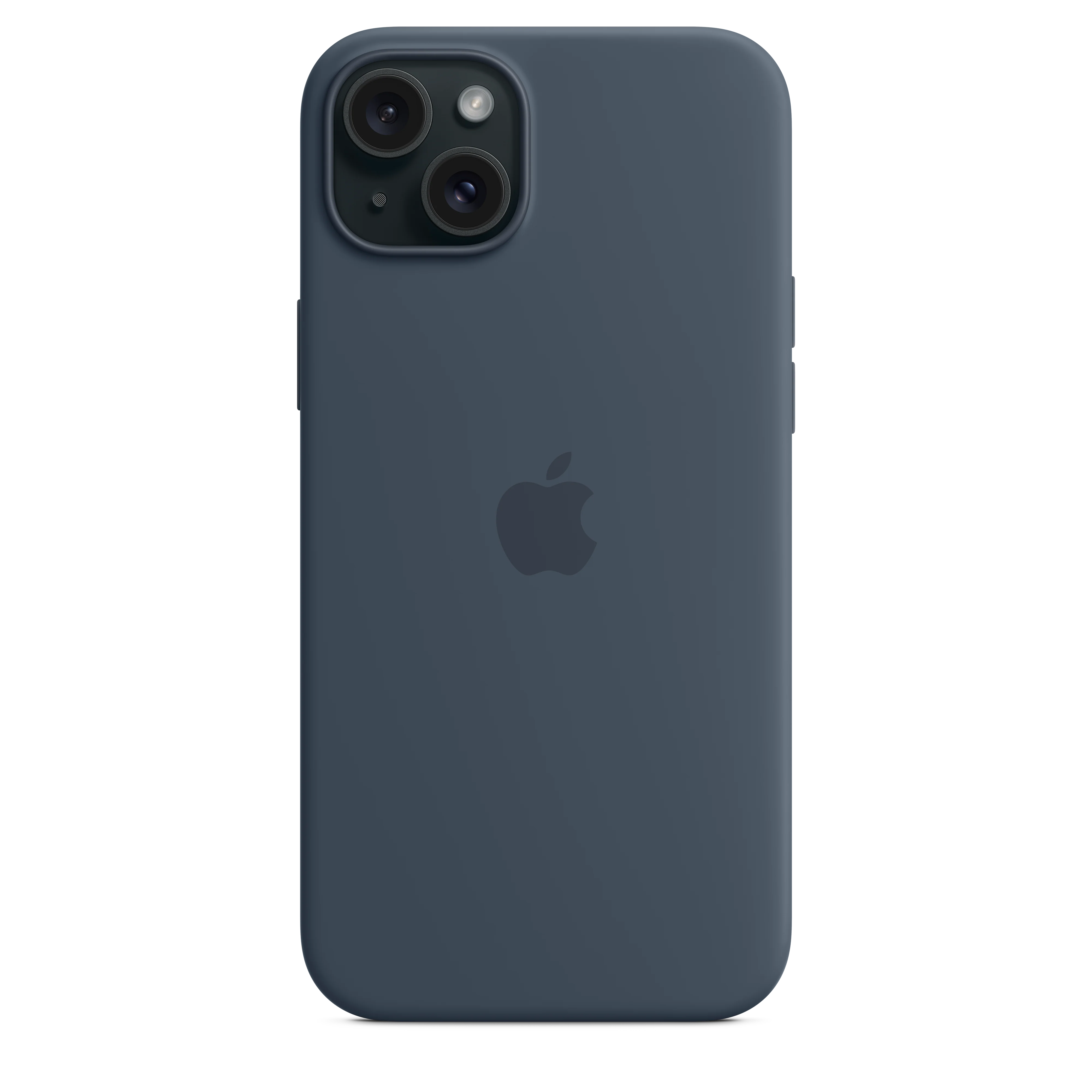 غطاء سيليكون لجهاز iPhone 15 Plus مع MagSafe - أزرق عاصف - Image 5