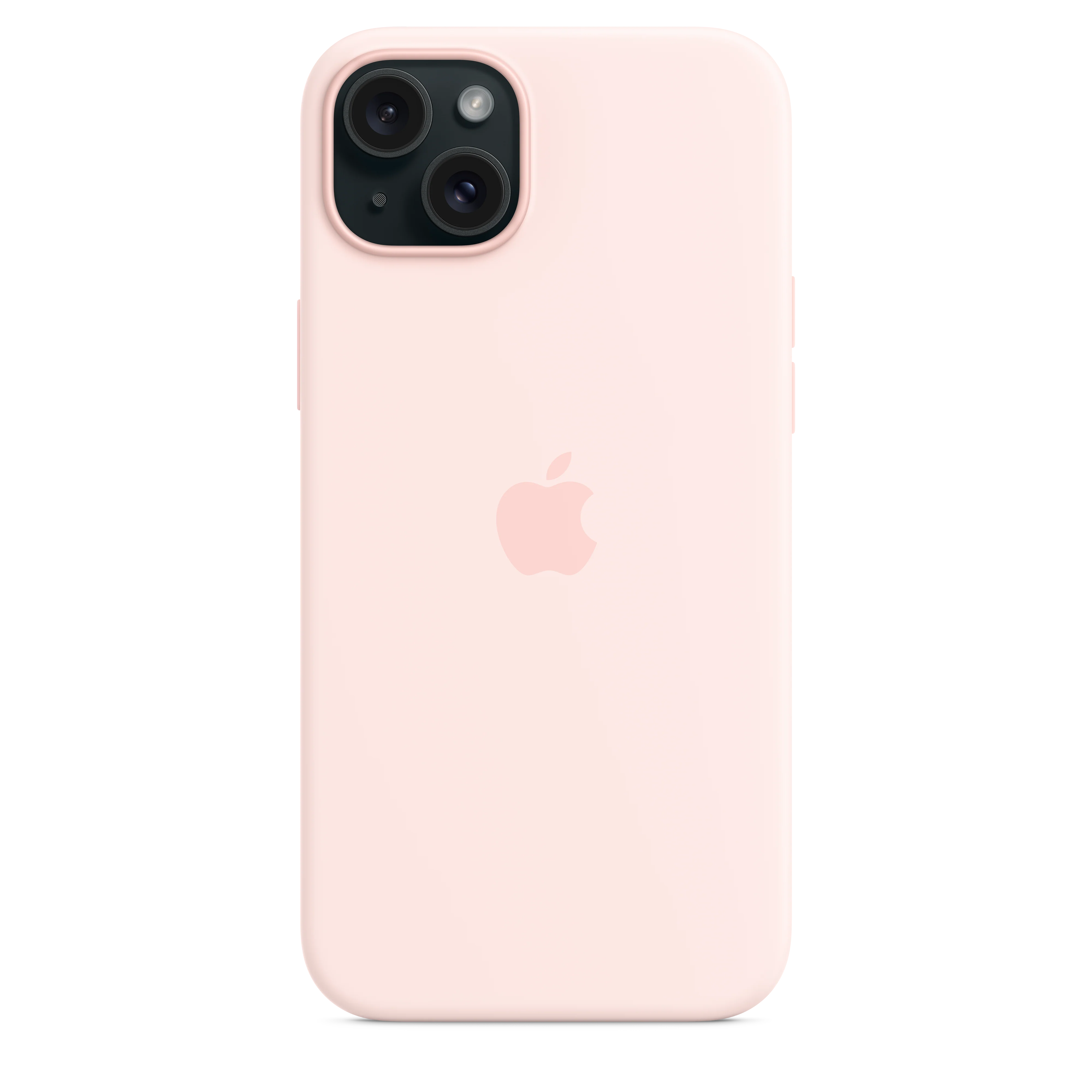 غطاء سيليكون iPhone 15 Plus مع MagSafe - وردي فاتح - Image 5