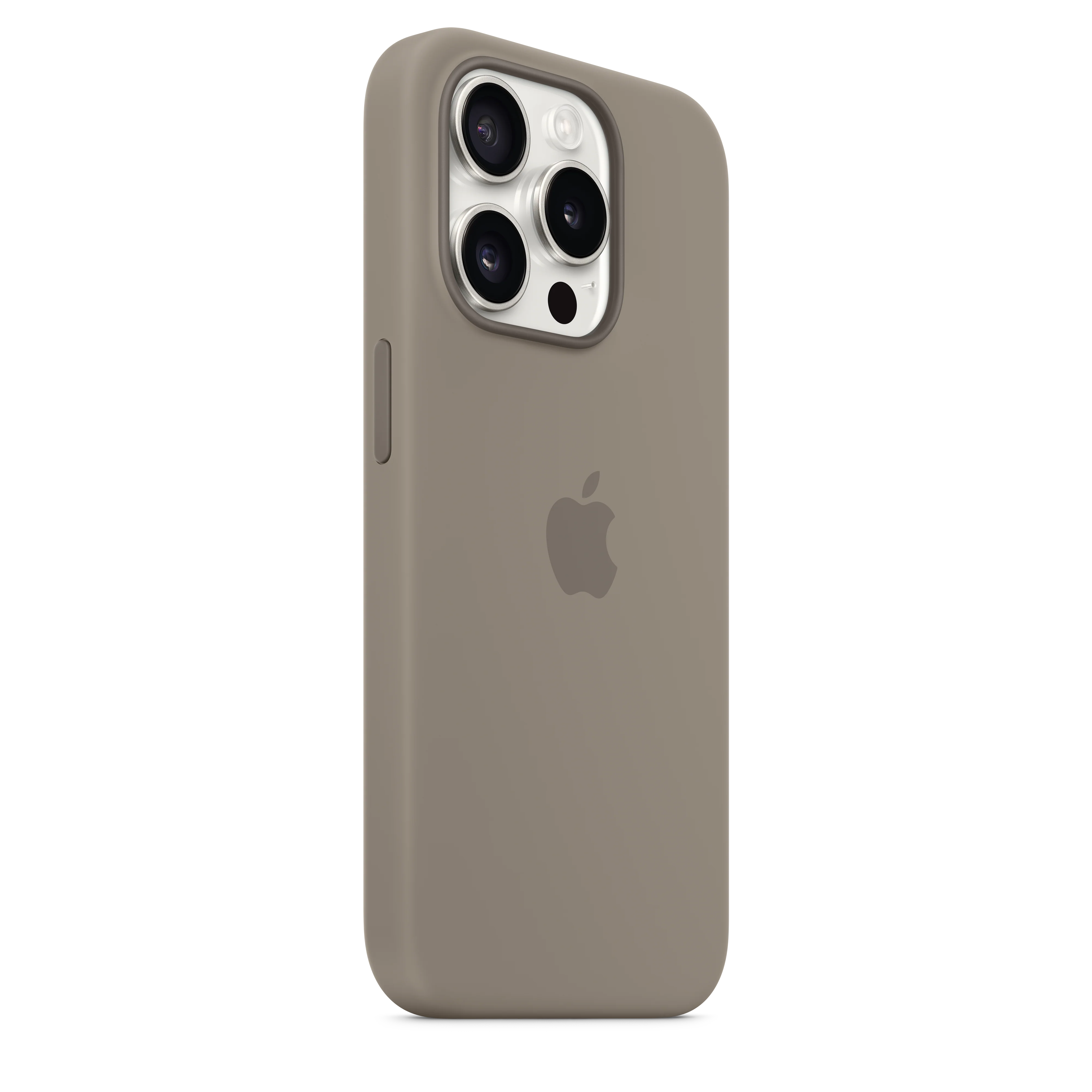 غطاء سيليكون لجهاز iPhone 15 Pro مع MagSafe - طيني - Image 5