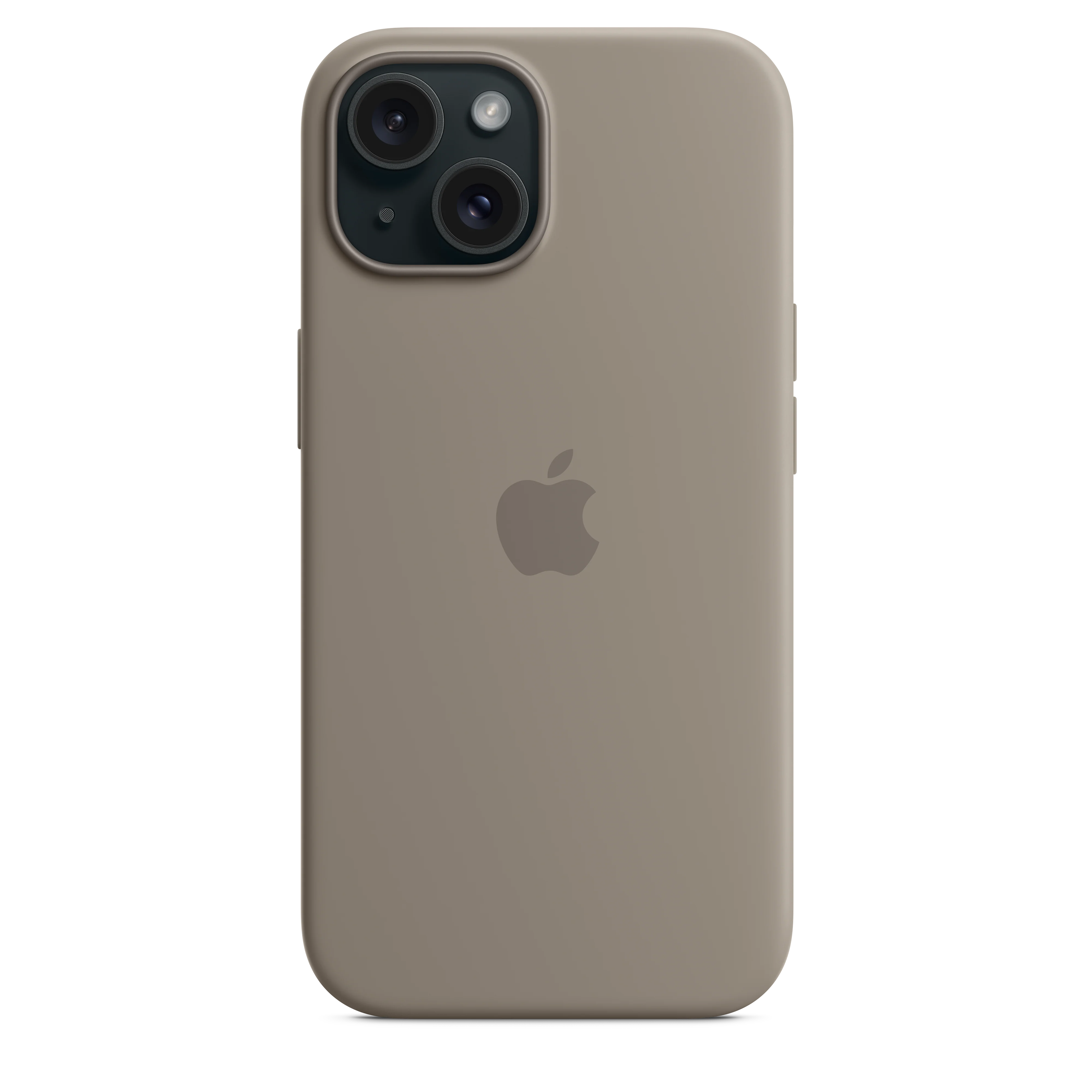 غطاء سيليكون لجهاز iPhone 15 مع MagSafe - طيني - Image 5