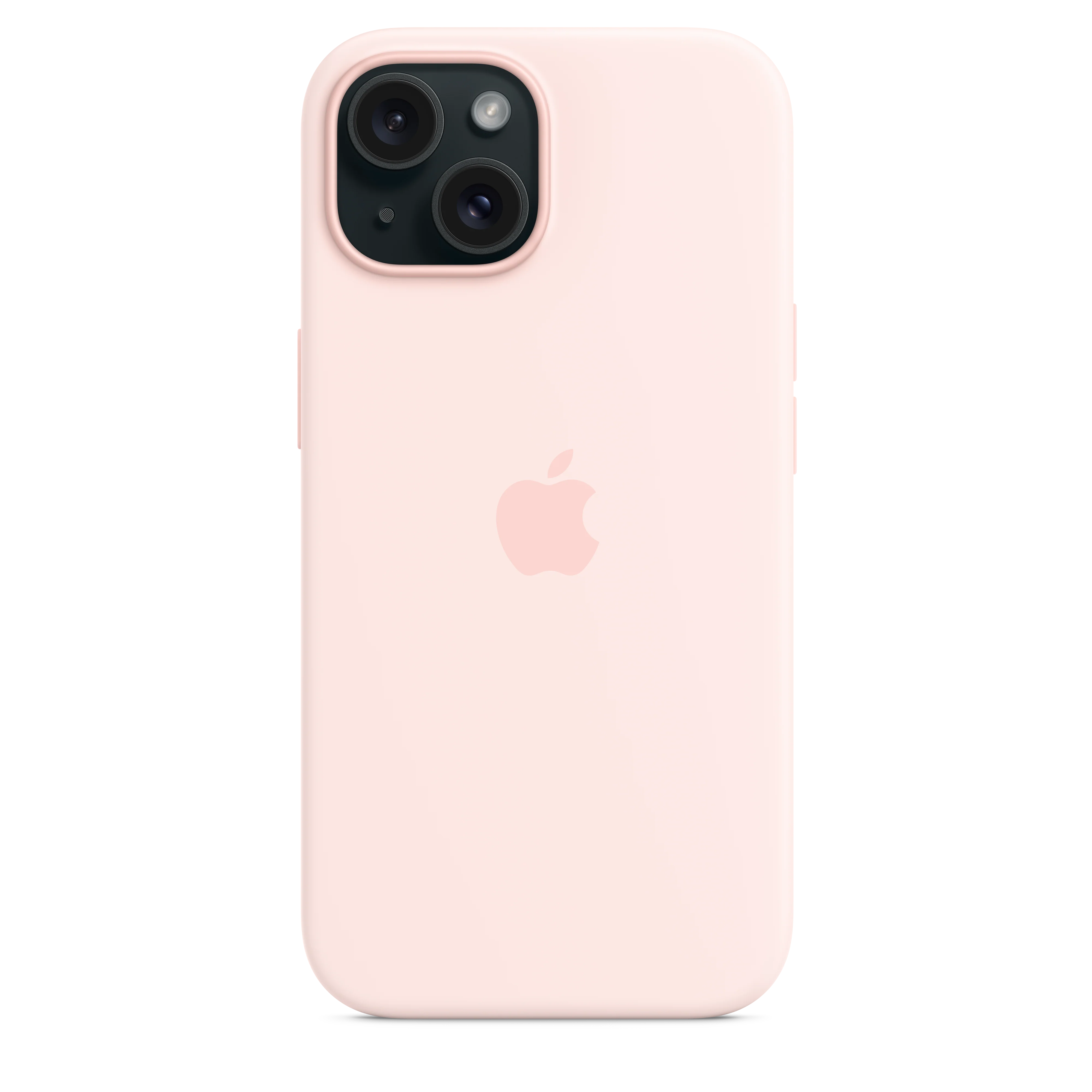 غطاء سيليكون iPhone 15 مع MagSafe - وردي فاتح - Image 5