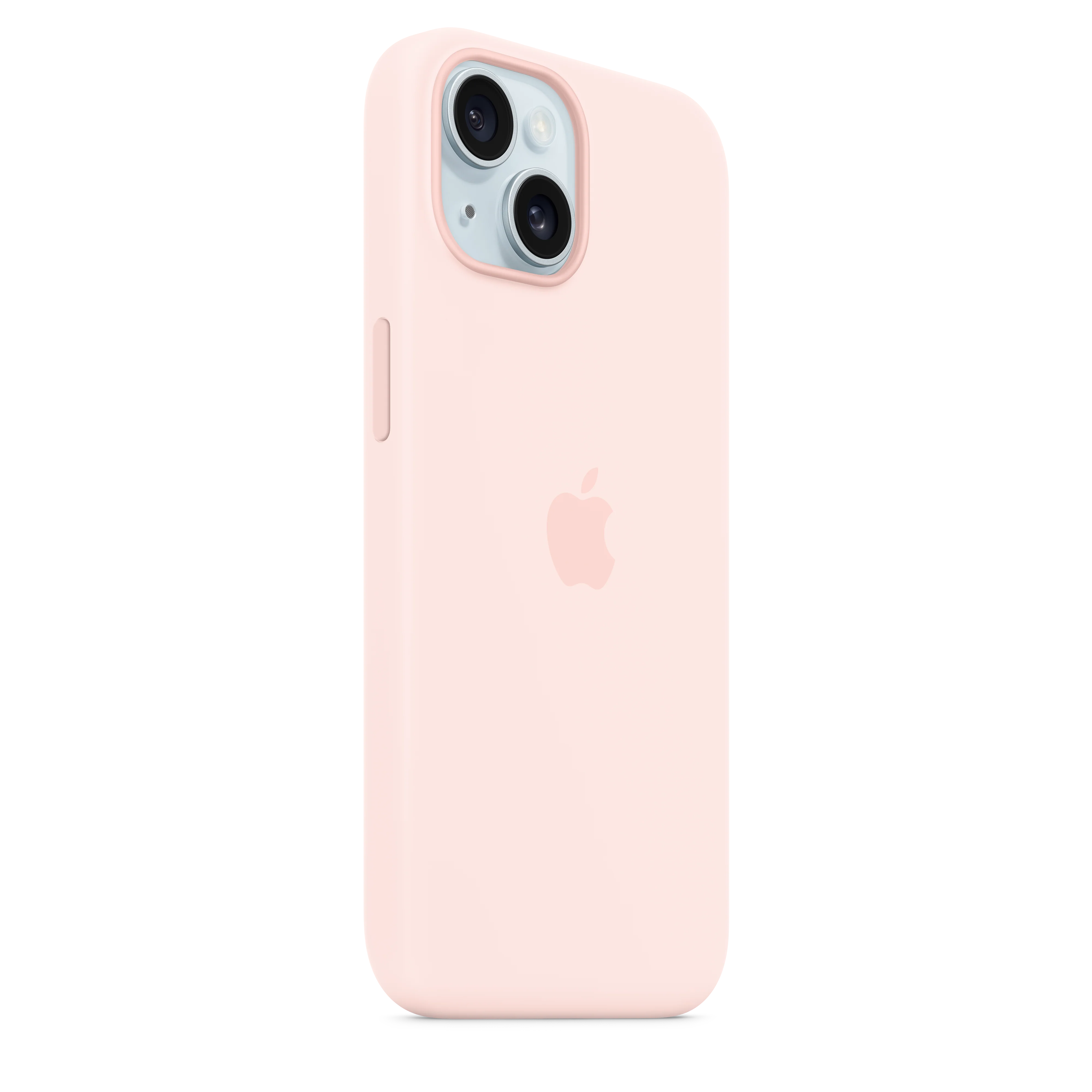غطاء سيليكون iPhone 15 مع MagSafe - وردي فاتح - Image 6