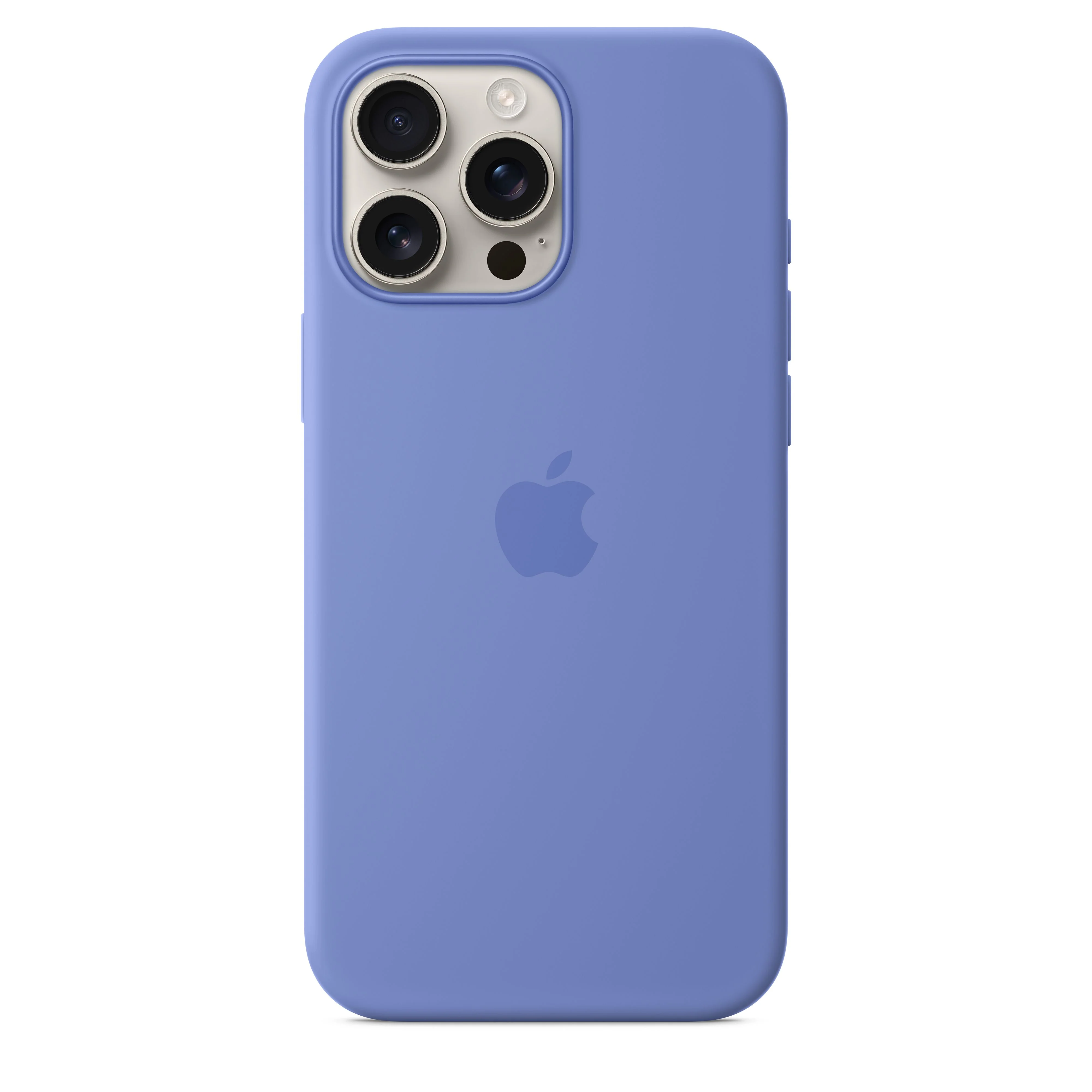 غطاء سيليكون iPhone 16 Pro Max مع MagSafe – أزرق بنفسجي - Image 3