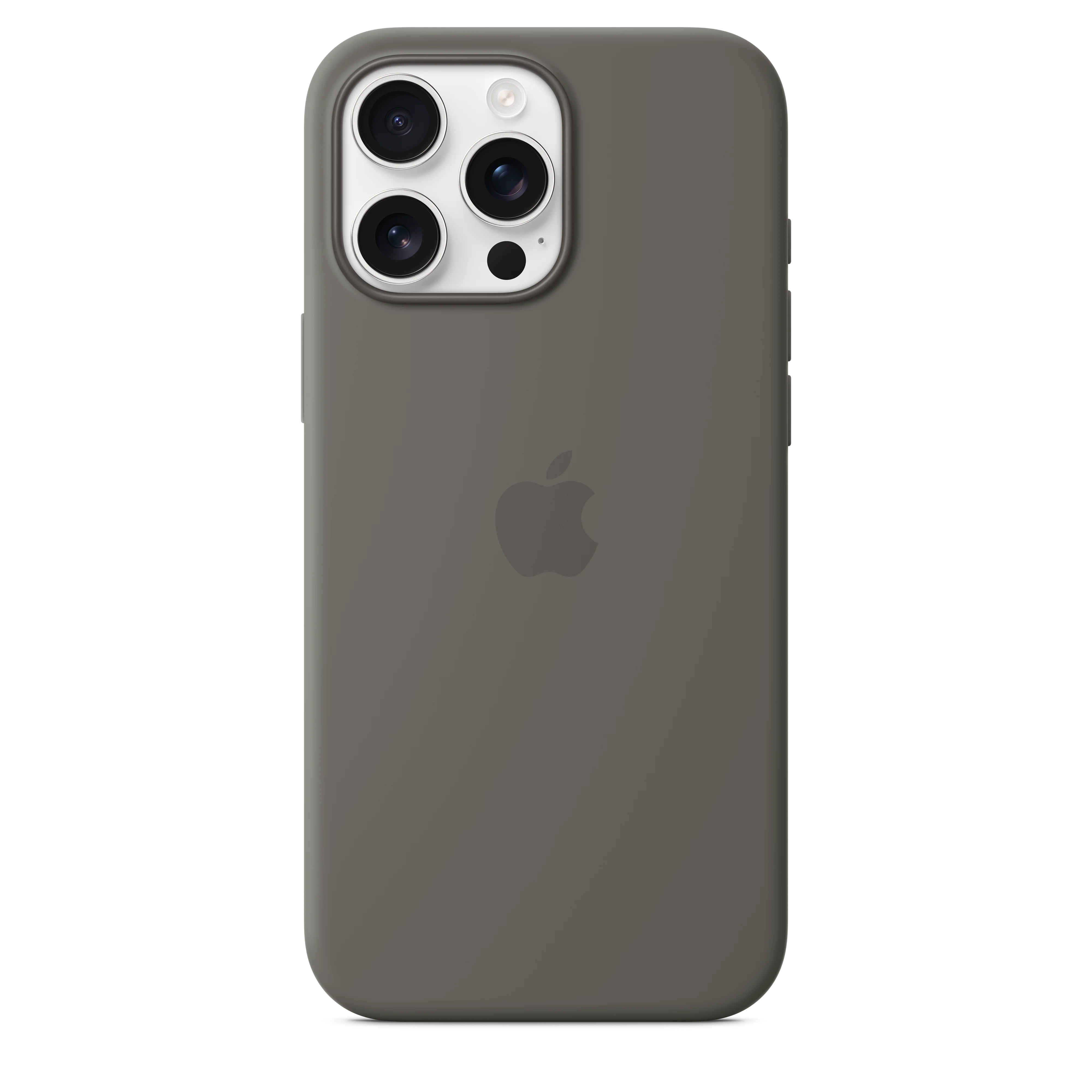 غطاء سيليكون لجهاز iPhone 16 Pro Max مع MagSafe - رمادي حجري - Image 3