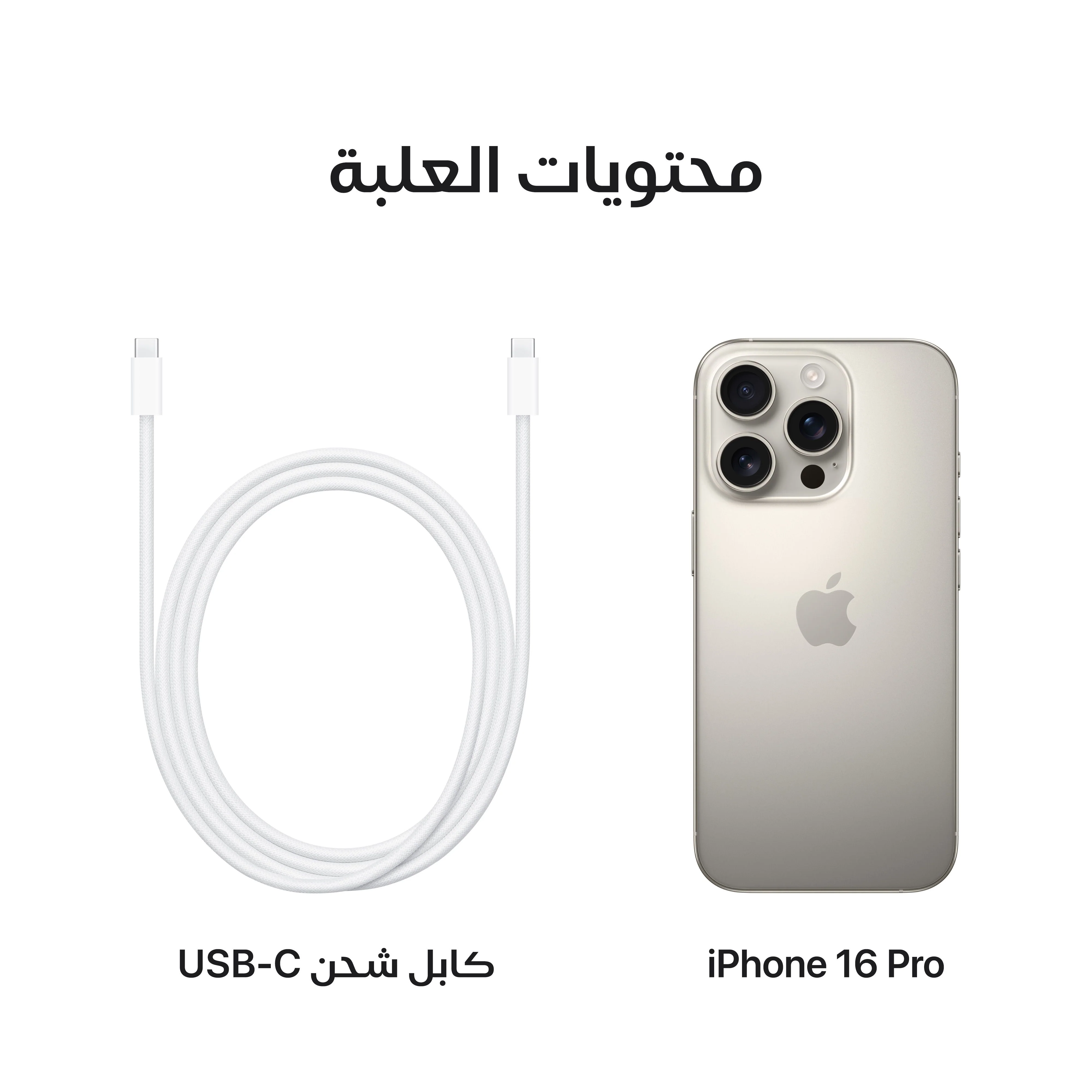 iPhone 16 Pro من Apple (سعة تخزين 256GB) - التيتانيوم الطبيعي - Image 9
