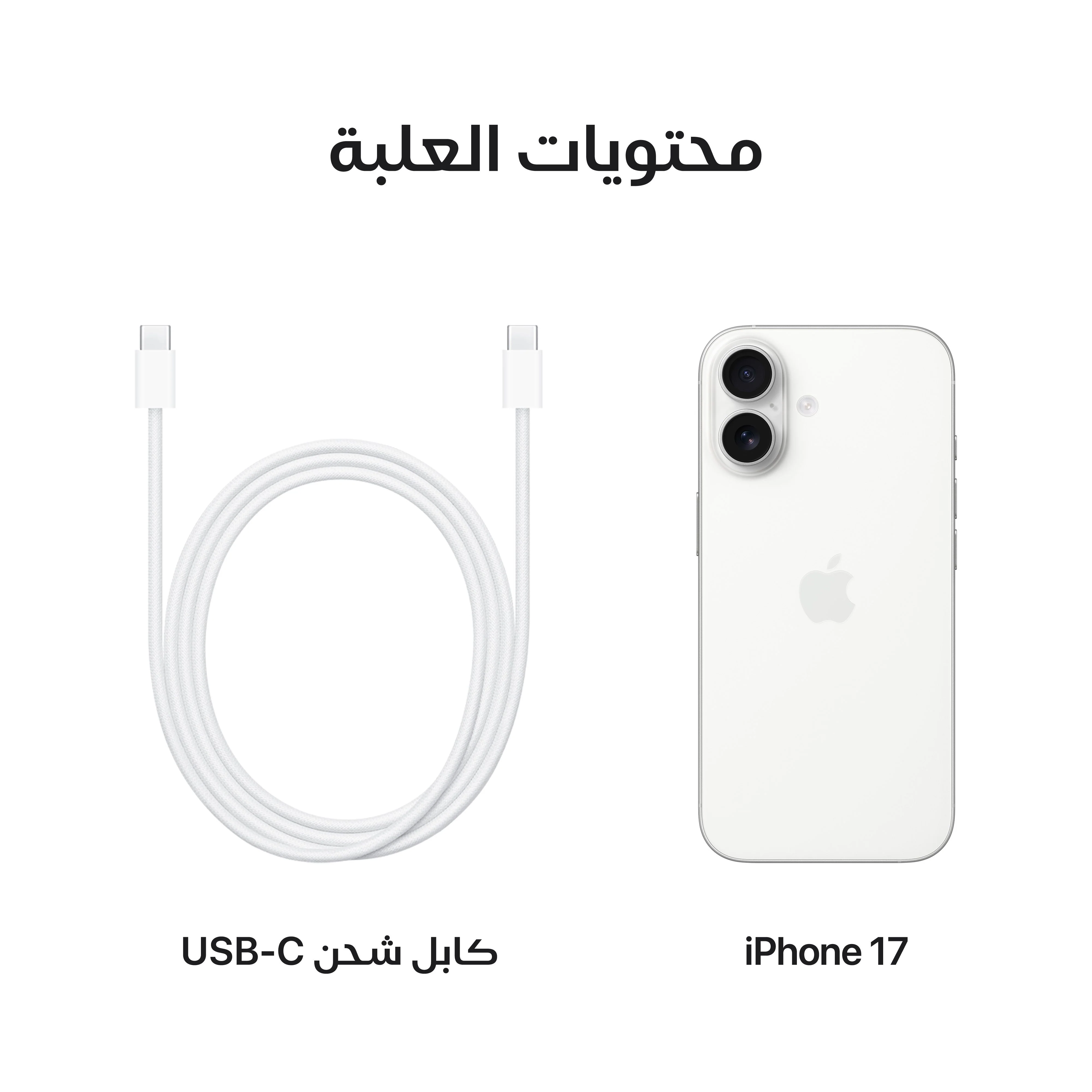 iPhone 17 من Apple (سعة تخزين 256GB) - أبيض - Image 8